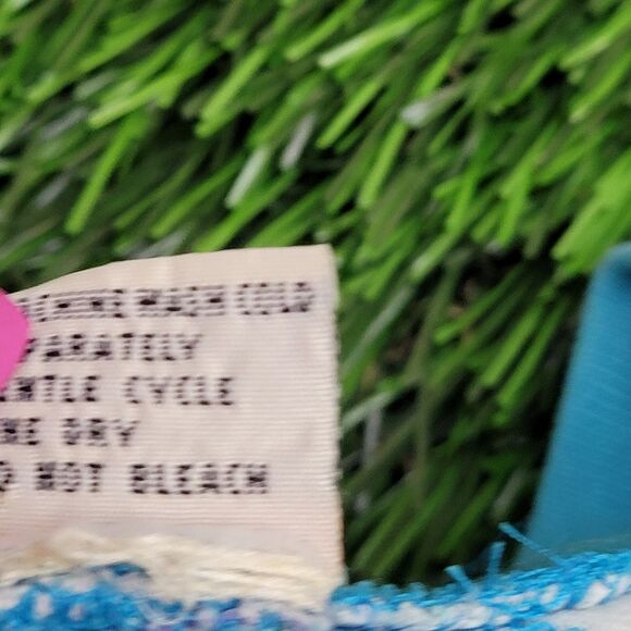 Vintage 90s Surfer Shirt Womens Large 24x26 Baggy Striped - Picture 8 of 15